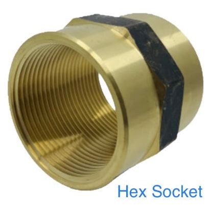 Brass Hex Socket