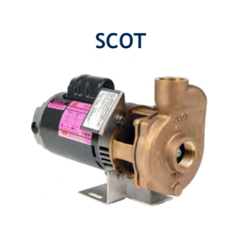 Scot Pump 1/2HP, 1.5 x 1.5, single phase